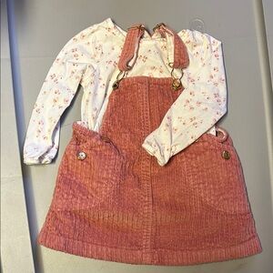 Rachel Zoe Pink and White Kids Casual Dress